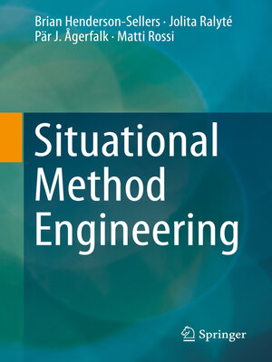 cover image of Situational Method Engineering